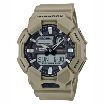 G-Shock GA-010-5A Analog-Digital Brown Resin Band Men Watch